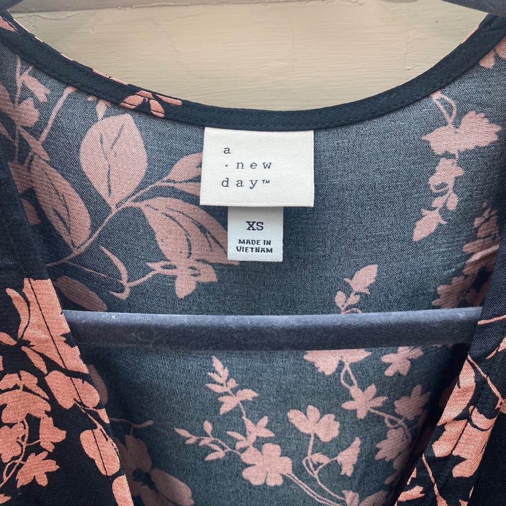 A New Day Black and Pink Dress XS